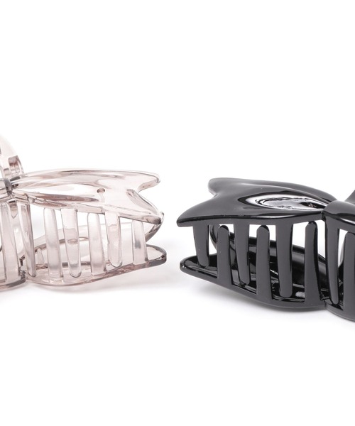 GLOBAL WORK（グローバルワーク）の「リボンバンスクリップ/AND YUA ANY/232223（バレッタ/ヘアクリップ・キッズ・ブラック/ナチュラル・FREE）」の5枚目の写真