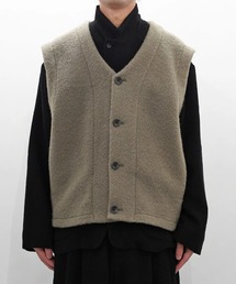 VOAAOV(HA[u)́yVOAAOVzWOOLLET Oversize V-Neck Vest(xXg)