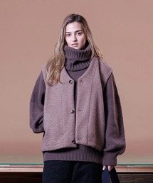 VOAAOV | 【VOAAOV】WOOLLET Oversize V-Neck Vest(ベスト)