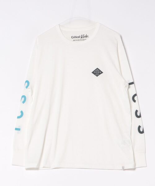 TCSS（ティーシーエスエス）の「DESIGN TEE/Critical Slide(TCSS)/クリティカルスライド(ティーシーエスエス)袖プリント長袖Tシャツ（Tシャツ/カットソー・メンズ・カーキ/ブラック/ホワイト・LARGE/MEDIUM/X-LARGE/SMALL）」の2枚目の写真
