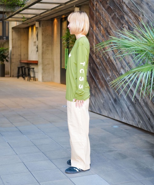 TCSS（ティーシーエスエス）の「DESIGN TEE/Critical Slide(TCSS)/クリティカルスライド(ティーシーエスエス)袖プリント長袖Tシャツ（Tシャツ/カットソー・メンズ・カーキ/ブラック/ホワイト・LARGE/MEDIUM/X-LARGE/SMALL）」の8枚目の写真