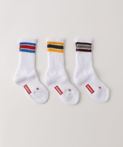 Healthknit＞3ライン ソックス / キッズ 16cm-18cm（ソックス