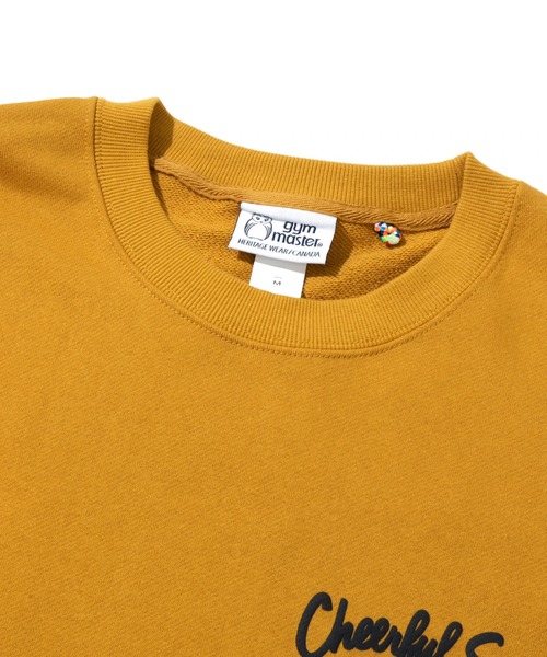gym master(ジムマスター)の「gym master/ジムマスター 10.3oz Cheerful Smile スウットビッグTee(スウェット・メンズ・ライトグレー/マスタード/ブラック/サックスブルー・X-LARGE/LARGE/MEDIUM)」の8枚目の写真