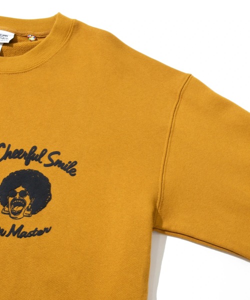 gym master(ジムマスター)の「gym master/ジムマスター 10.3oz Cheerful Smile スウットビッグTee(スウェット・メンズ・ライトグレー/マスタード/ブラック/サックスブルー・X-LARGE/LARGE/MEDIUM)」の10枚目の写真
