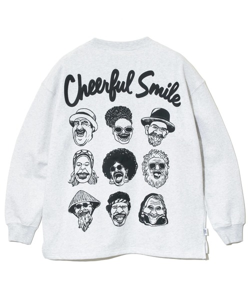 gym master(ジムマスター)の「gym master/ジムマスター 10.3oz Cheerful Smile スウットビッグTee(スウェット・メンズ・ライトグレー/マスタード/ブラック/サックスブルー・X-LARGE/LARGE/MEDIUM)」の17枚目の写真