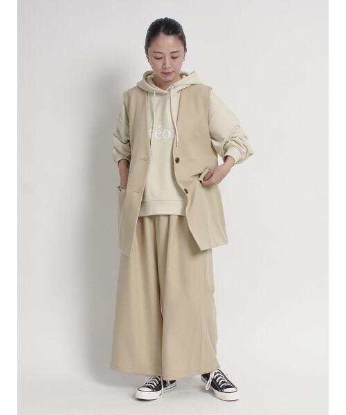 sm2rhythm（サマンサモスモスリズム）の「ウールライクジレ(セットアップ可)（ベスト・レディース・ベージュ/グレー/ブラック・F）」の20枚目の写真