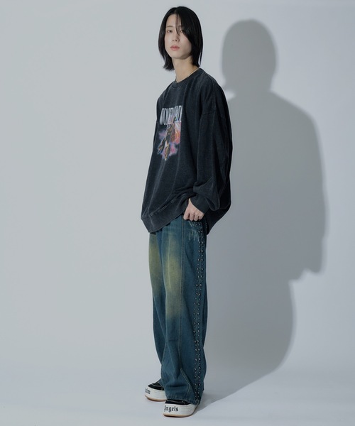 WONDER OF WANDER(ワンダーオブワンダー)の「Graphic Sweatshirt C(スウェット・メンズ・ブラック・L/M)」の10枚目の写真
