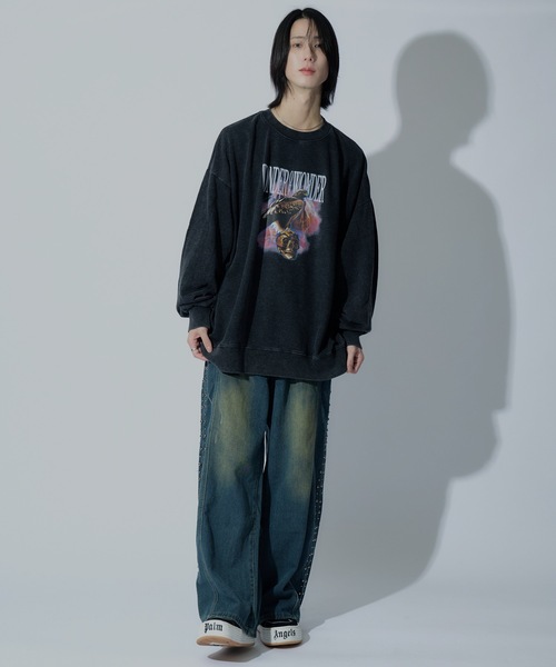 WONDER OF WANDER(ワンダーオブワンダー)の「Graphic Sweatshirt C(スウェット・メンズ・ブラック・L/M)」の9枚目の写真