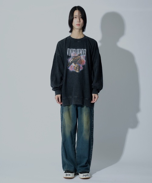 WONDER OF WANDER(ワンダーオブワンダー)の「Graphic Sweatshirt C(スウェット・メンズ・ブラック・L/M)」の8枚目の写真