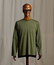 Coffee & Cigarettes | 3-10B7 天竺ポケット付ロンＴ 長袖Tシャツ ロングTシャツ(Tシャツ/カットソー)