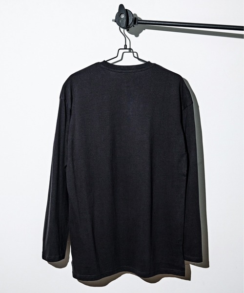 Coffee & Cigarettes（コーヒーアンドシガレッツ）の「3-10B7 天竺ポケット付ロンＴ 長袖Tシャツ ロングTシャツ（Tシャツ/カットソー・メンズ・ブラック/ホワイト/カーキ・M/L/XL）」の16枚目の写真