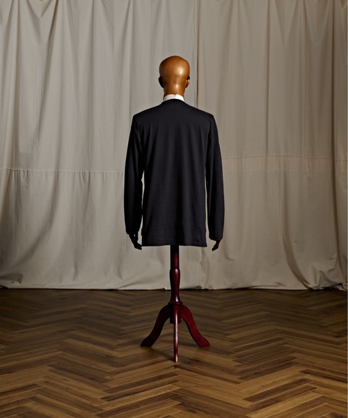 Coffee & Cigarettes（コーヒーアンドシガレッツ）の「3-10B7 天竺ポケット付ロンＴ 長袖Tシャツ ロングTシャツ（Tシャツ/カットソー・メンズ・ブラック/ホワイト/カーキ・M/L/XL）」の21枚目の写真