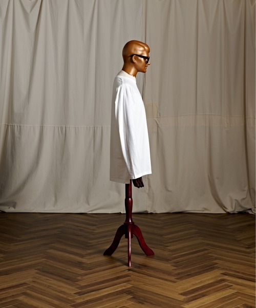 Coffee & Cigarettes（コーヒーアンドシガレッツ）の「3-10B7 天竺ポケット付ロンＴ 長袖Tシャツ ロングTシャツ（Tシャツ/カットソー・メンズ・ブラック/ホワイト/カーキ・M/L/XL）」の12枚目の写真