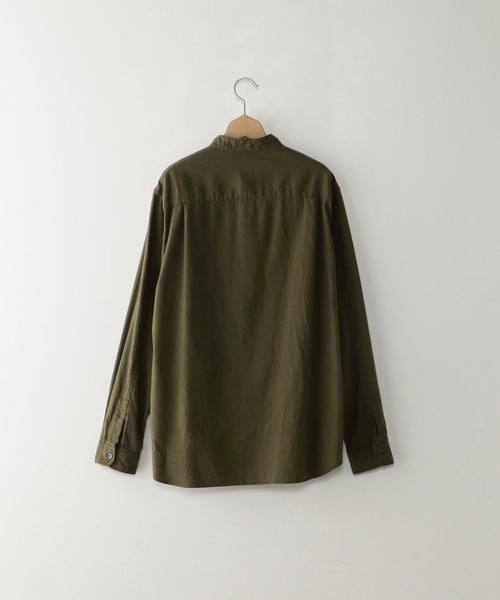 Steven Alan(スティーブンアラン)の「<Steven Alan> NEL P/OVER BAND SHT/シャツ(シャツ/ブラウス・メンズ・ブラック/ダークグリーン・SMALL/MEDIUM/LARGE/X-LARGE)」の3枚目の写真