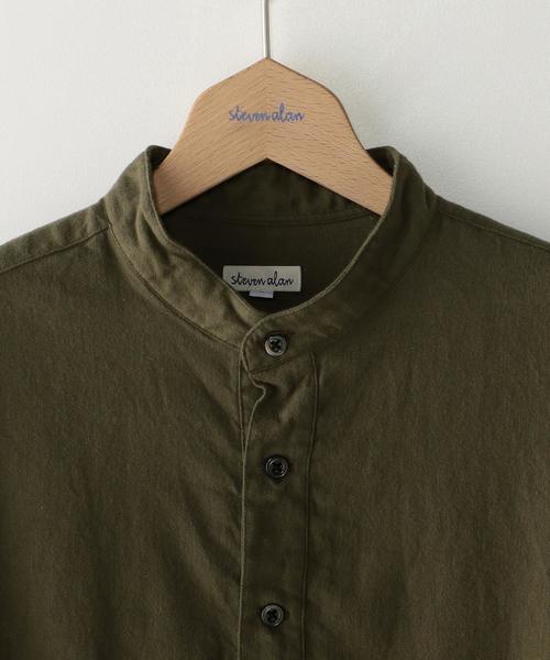Steven Alan(スティーブンアラン)の「<Steven Alan> NEL P/OVER BAND SHT/シャツ(シャツ/ブラウス・メンズ・ブラック/ダークグリーン・SMALL/MEDIUM/LARGE/X-LARGE)」の4枚目の写真