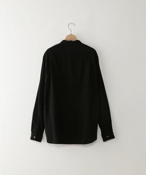 Steven Alan(スティーブンアラン)の「<Steven Alan> NEL P/OVER BAND SHT/シャツ(シャツ/ブラウス・メンズ・ブラック/ダークグリーン・SMALL/MEDIUM/LARGE/X-LARGE)」の8枚目の写真