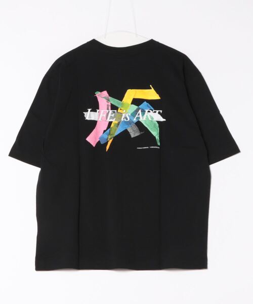 FRANKLIN & MARSHALL(フランクリンマーシャル)の「【SIXSENCERECORD×FRANKLIN & MARSHALL】BACKプリントS/S TEE(Tシャツ/カットソー・レディース・ホワイト/ブラック・LARGE/MEDIUM)」の3枚目の写真