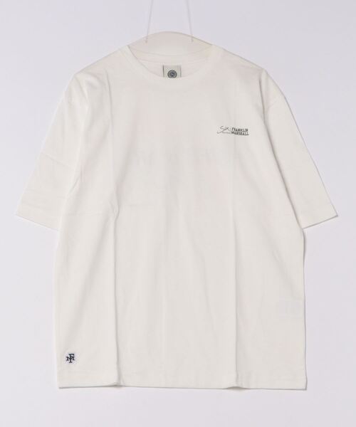 FRANKLIN & MARSHALL(フランクリンマーシャル)の「【SIXSENCERECORD×FRANKLIN & MARSHALL】BACKプリントS/S TEE(Tシャツ/カットソー・レディース・ホワイト/ブラック・LARGE/MEDIUM)」の10枚目の写真