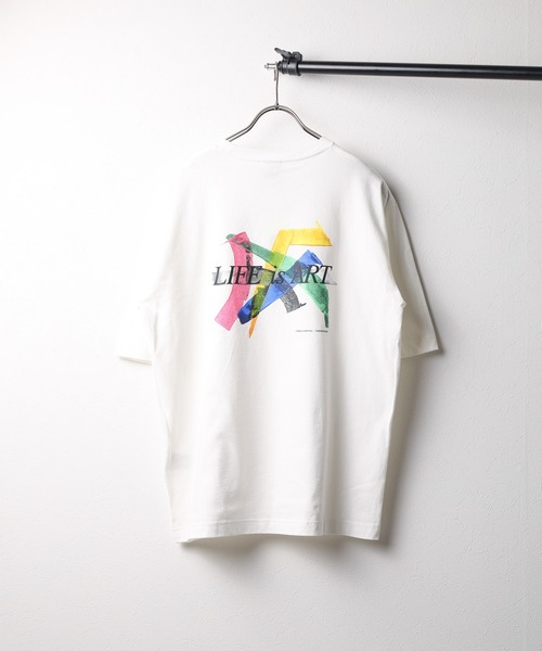 FRANKLIN & MARSHALL(フランクリンマーシャル)の「【SIXSENCERECORD×FRANKLIN & MARSHALL】BACKプリントS/S TEE(Tシャツ/カットソー・レディース・ホワイト/ブラック・LARGE/MEDIUM)」の6枚目の写真