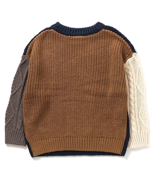 BREEZE(ブリーズ)の「ウォッシャブルニット(ニット/セーター・キッズ・レインボー/グリーン/レッド/イエロー/オフホワイト・90/130/100/140/80/110/120/150)」の14枚目の写真