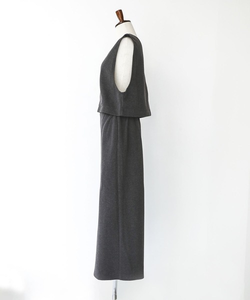 n'OrLABEL（ノアールレーベル）の「『3wayフラノカットソージャンスカ』（ジャンパースカート・レディース・ベージュ/カーキ/チャコール・1/2）」の17枚目の写真