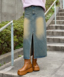 RODEO CROWNS WIDE BOWL | フロントスリットデニムスカート(デニムスカート)