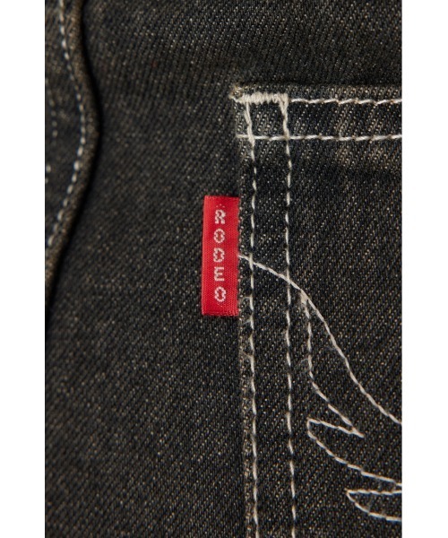 RODEO CROWNS WIDE BOWL（ロデオクラウンズワイドボウル）の「フロントスリットデニムスカート（デニムスカート・レディース・ブラック/ブルー・SMALL/MEDIUM）」の14枚目の写真