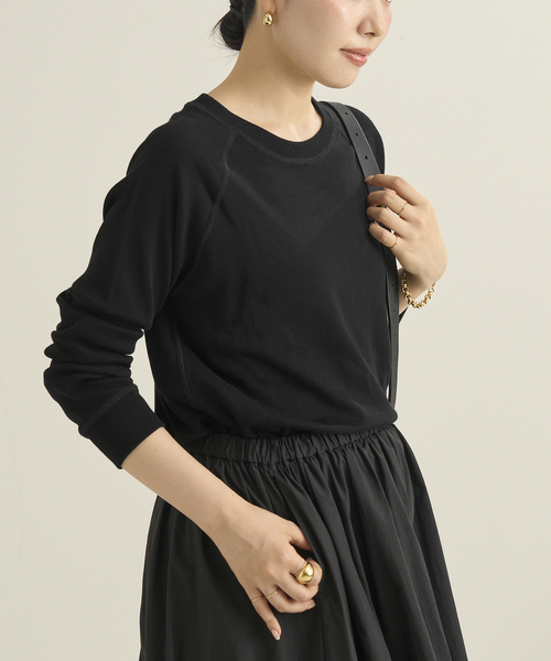 plage（プラージュ）の「《追加》premiumフライス long Tシャツ（Tシャツ/カットソー・レディース・ブラウン系その他/ブラック/グレー/ホワイト・FREE）」の19枚目の写真