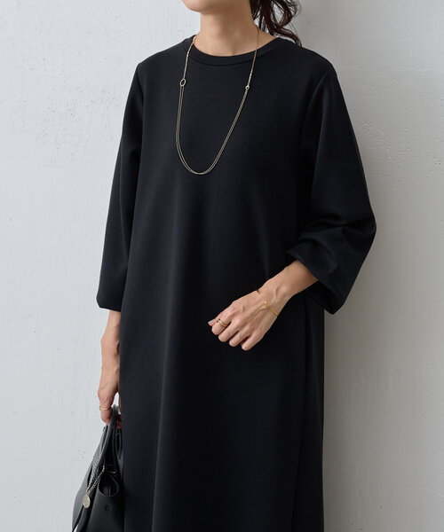 BEARDSLEY（ビアズリー）の「スソプリーツワンピ（ワンピース・レディース・ブラック・FREE）」の6枚目の写真