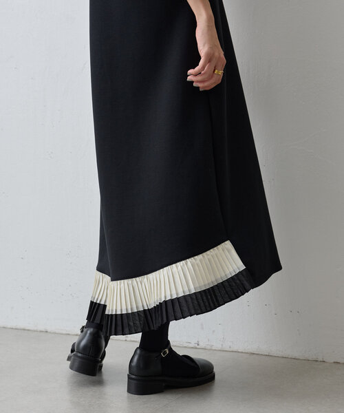 BEARDSLEY（ビアズリー）の「スソプリーツワンピ（ワンピース・レディース・ブラック・FREE）」の12枚目の写真