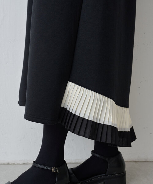 BEARDSLEY（ビアズリー）の「スソプリーツワンピ（ワンピース・レディース・ブラック・FREE）」の13枚目の写真