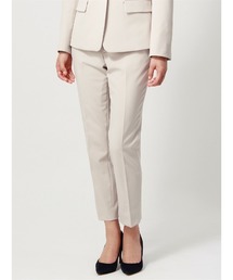 SUIT SQUARE（スーツスクエア）の「テーパードパンツ  ハンドウォッシュ  ストレッチ  抗菌  防臭  ダブルクロス  無地（スーツパンツ・レディース）」
