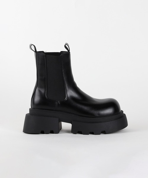 【セール】※※トラックソールサイドゴアショートブーツ／ track sole side gore short boots（ブーツ）｜me+em select（ミームセレクト）