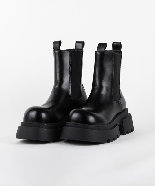 【セール】※※トラックソールサイドゴアショートブーツ／ track sole side gore short boots（ブーツ）｜me+em select（ミームセレクト）