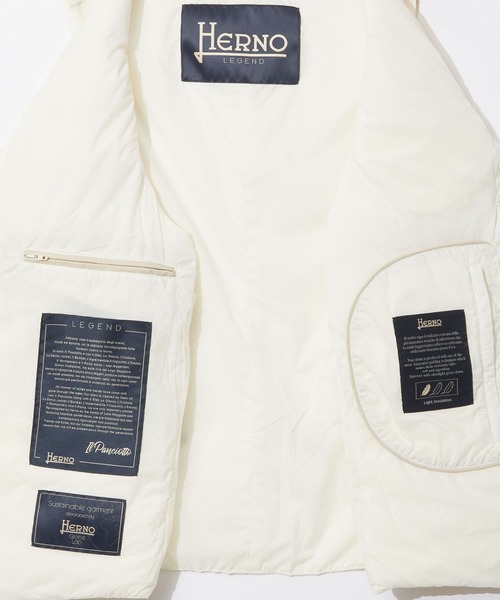 HERNO DOWN VEST ヘルノ ダウンベスト（ダウンベスト）｜HERNO（ヘルノ