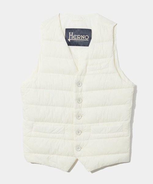 Herno ホワイト ダウンベスト ロング丈　ジレ 楽天市場】ヘルノ HERNO ダウンベスト レディース 大きいサイズあり