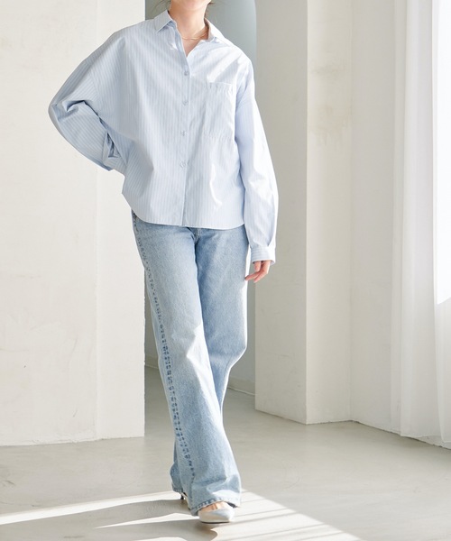 m　様　オーダーページ マルチストライプオーバーシャツ Emma Taylor│STYLEDOOR