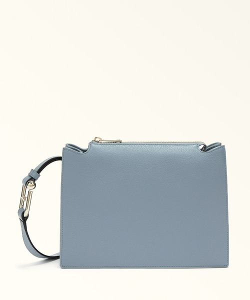 FURLA（フルラ）の「フルラ ヌヴォラ クロスボディバッグ S（ショルダーバッグ・レディース・ライトオリーブ/ダークグレー/ブラック/ライトブルー/コーラル/ライトホワイト/フューシャピンク/グレイッシュブルー/グレイッシュベージュ・ONE SIZE）」の7枚目の写真