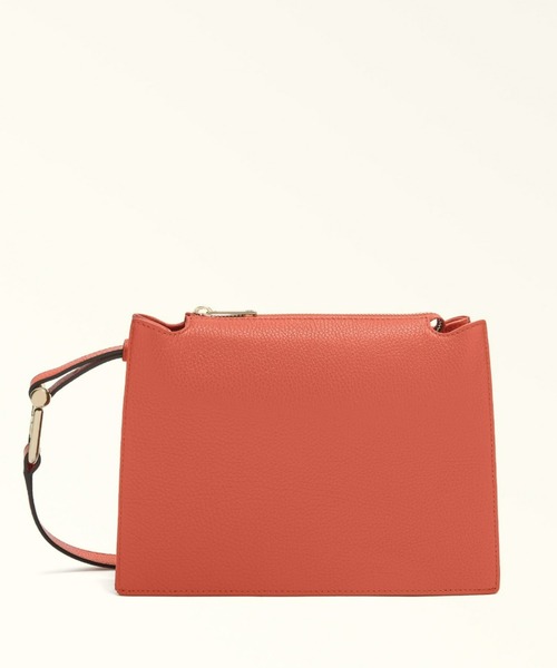 FURLA（フルラ）の「フルラ ヌヴォラ クロスボディバッグ S（ショルダーバッグ・レディース・ライトオリーブ/ダークグレー/ブラック/ライトブルー/コーラル/ライトホワイト/フューシャピンク/グレイッシュブルー/グレイッシュベージュ・ONE SIZE）」の9枚目の写真