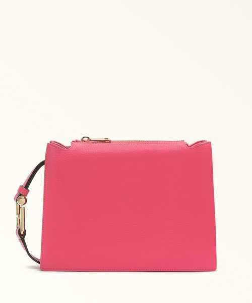 FURLA（フルラ）の「フルラ ヌヴォラ クロスボディバッグ S（ショルダーバッグ・レディース・ライトオリーブ/ダークグレー/ブラック/ライトブルー/コーラル/ライトホワイト/フューシャピンク/グレイッシュブルー/グレイッシュベージュ・ONE SIZE）」の8枚目の写真