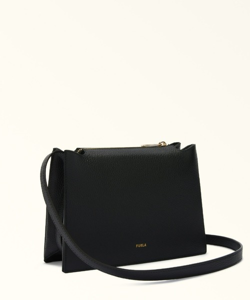 FURLA（フルラ）の「フルラ ヌヴォラ クロスボディバッグ S（ショルダーバッグ・レディース・ライトオリーブ/ダークグレー/ブラック/ライトブルー/コーラル/ライトホワイト/フューシャピンク/グレイッシュブルー/グレイッシュベージュ・ONE SIZE）」の15枚目の写真