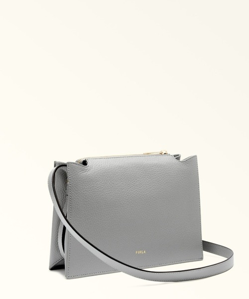 FURLA（フルラ）の「フルラ ヌヴォラ クロスボディバッグ S（ショルダーバッグ・レディース・ライトオリーブ/ダークグレー/ブラック/ライトブルー/コーラル/ライトホワイト/フューシャピンク/グレイッシュブルー/グレイッシュベージュ・ONE SIZE）」の19枚目の写真