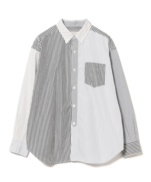 【美品】BEAMS BOY / クレイジー ボタンダウン ロングスリーブシャツ BEAMS BOY（ビームス ボーイ）コットン ローン クレイジー