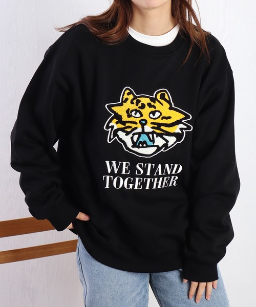 WESTSEA（ウエストシー）の「裏起毛 虎(タイガー) サガラ刺繍