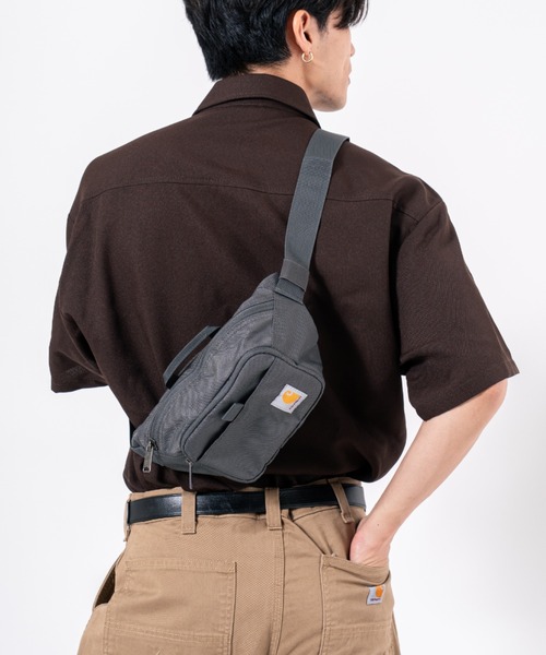 CARHARTTボディバッグ ウェストポーチ Carhartt 黒　カーハート Carhartt カーハート ウエストポーチ ボディバッグ ショルダー