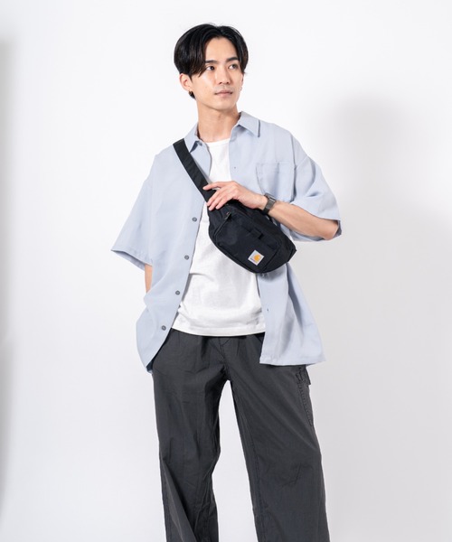 Carhartt(カーハート)の「【CARHARTT】ボディバッグ ウエストバッグ(ボディバッグ/ウエストポーチ・メンズ・ブラウン/グリーン系カモフラージュ/ブラック/ベージュ/チャコールグレー・FREE)」の13枚目の写真