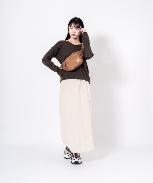 Carhartt(カーハート)の「【CARHARTT】ボディバッグ ウエストバッグ(ボディバッグ/ウエストポーチ・メンズ・ブラウン/グリーン系カモフラージュ/ブラック/ベージュ/チャコールグレー・FREE)」の19枚目の写真