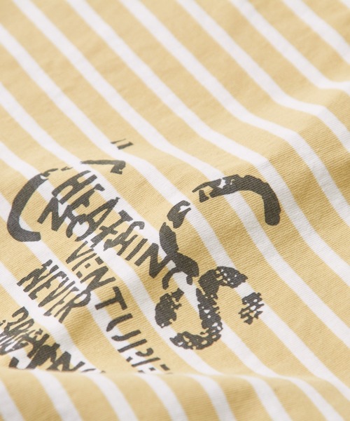 CUBE SUGAR(キューブシュガー)の「先染めボーダーカットソーパフスリーブプルオーバー(Tシャツ/カットソー・レディース・マルチ/ホワイト/ラベンダー/イエロー/ブルー・M)」の9枚目の写真