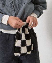 CIAOPANIC TYPY | 【2025年S/S新作】【KIDS】アソート柄ニット巾着BAG(ハンドバッグ)