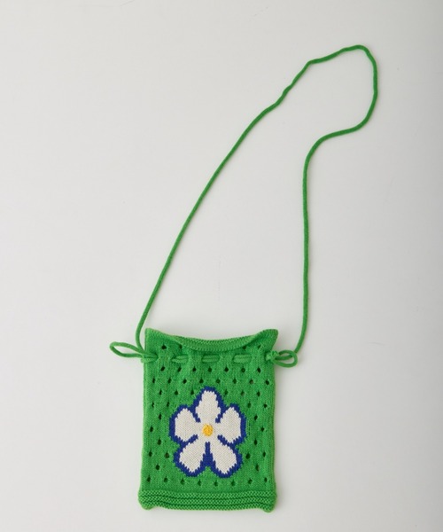 CIAOPANIC TYPY(チャオパニックティピー)の「【2025年S/S新作】【KIDS】アソート柄ニット巾着BAG(ハンドバッグ・キッズ・ピンク/グリーン/グレー/ブラック・ONE SIZE)」の18枚目の写真